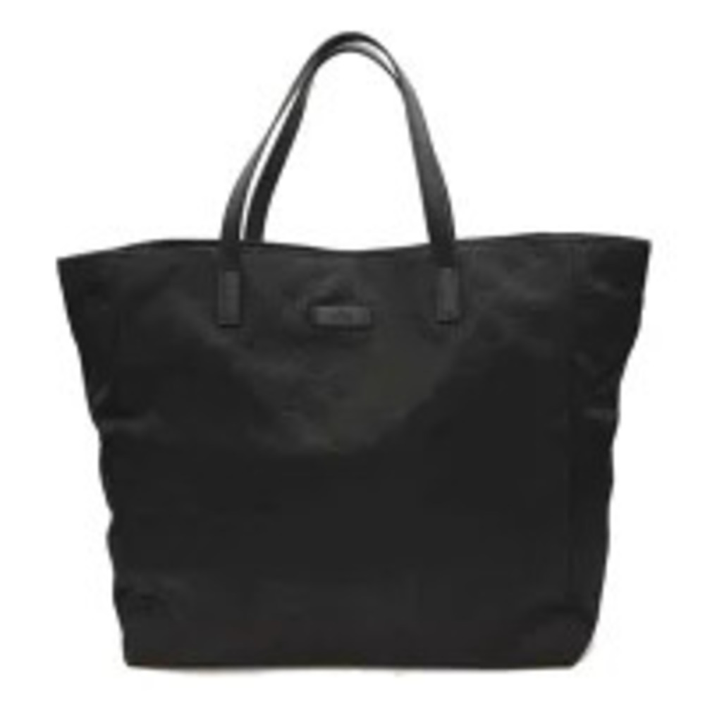 GUCCI GG Leather Tote Bag Black AB